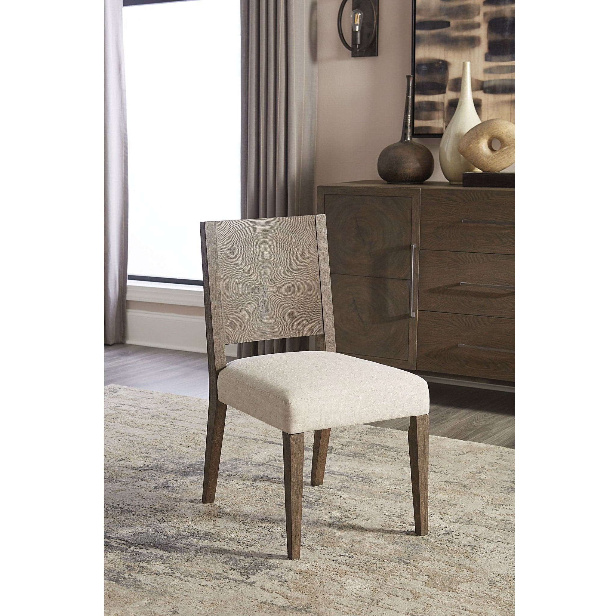 Oakland Wood Upholstered Side Chair (Set of 2)