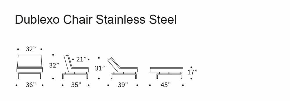 Dublexo Stainless Steel Chair