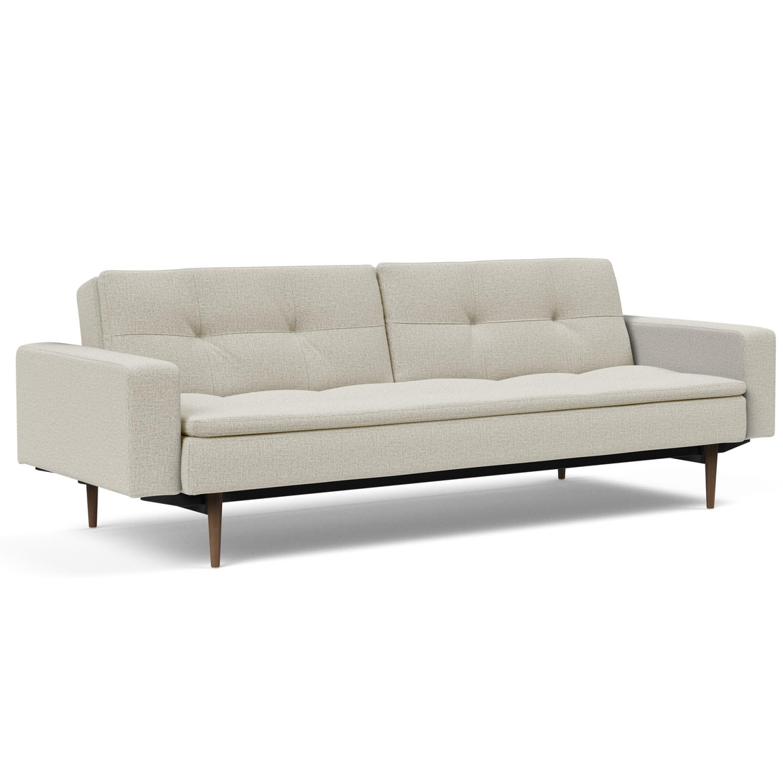 Cubed Full Size Sofa Bed With Chrome Legs