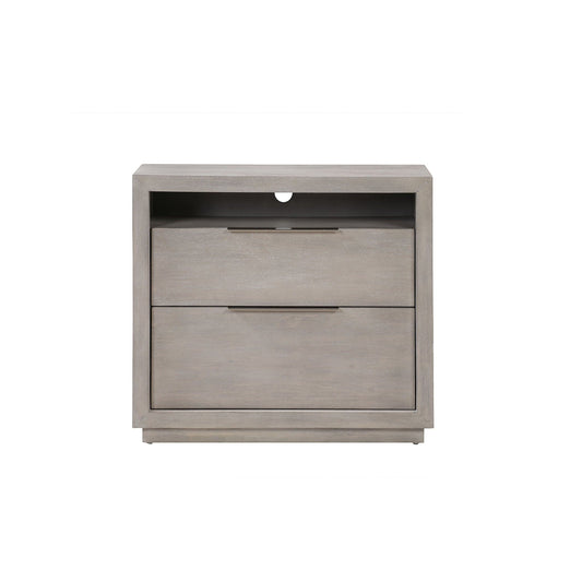 Oxford 2 Drawer Nightstand with Shelf