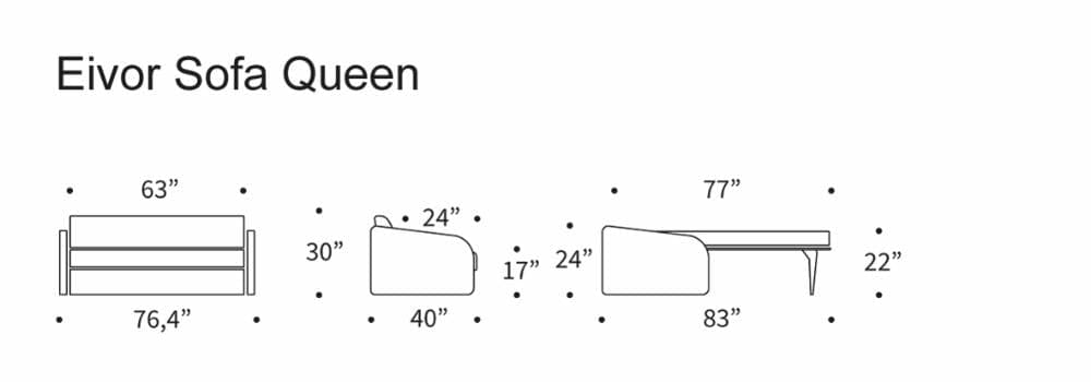 Eivor Queen Size Sofa Bed (Dual Mattress)