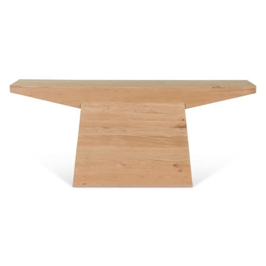  Incus 68" Modern Console Table in Natural Oak - Home Trends & Design 
