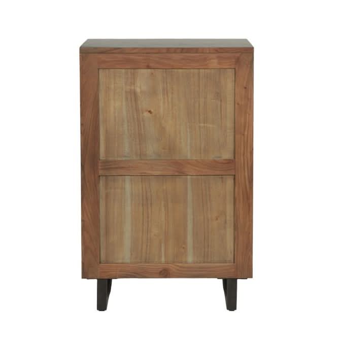 Glenwood 52" Tall Chest in Smoked Acacia - Home Trends & Design