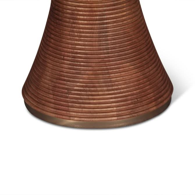 Provence 54" Round Dining Table in Natural Brown - Home Trends & Design