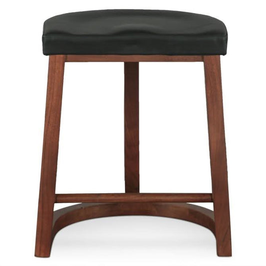  Hampton Modern Backless Counter Chair in Walnut - Home Trends & Design 