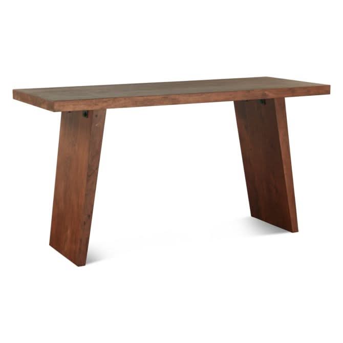 Hampton 68" Acacia Wood Gathering Table in Walnut - Home Trends & Design