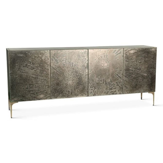 Odessa Modern Four Door Buffet Cabinet in Desert Patina - Home Trends & Design
