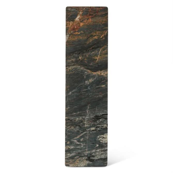 Caldera Lava Marble Console Table with Dark Oak Base - Home Trends & Design