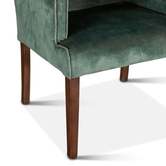 Avery Green Velvet Arm Chair - Home Trends & Design