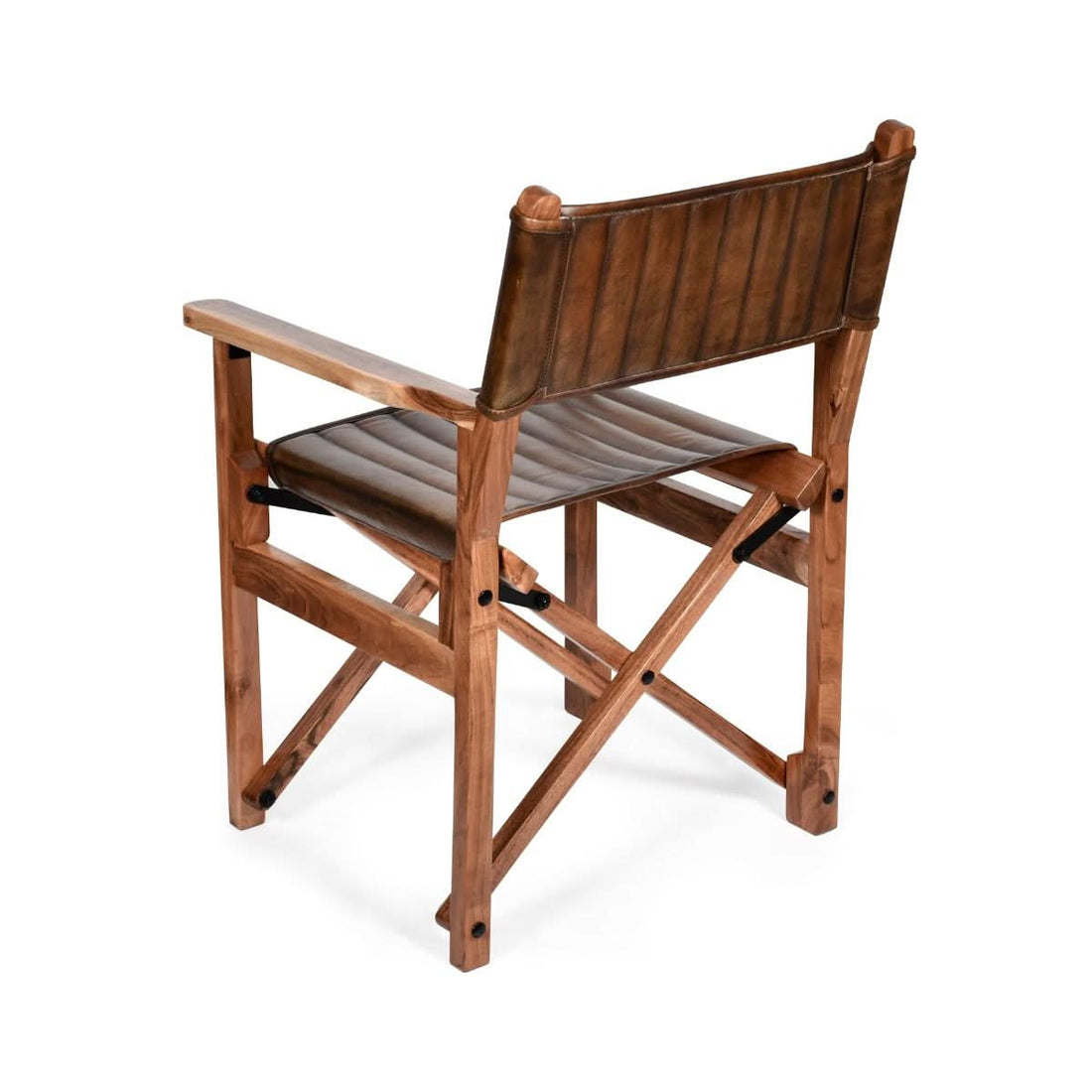 Galway 23" Folding Dining Chair in Antique Whiskey - Home Trends & Design