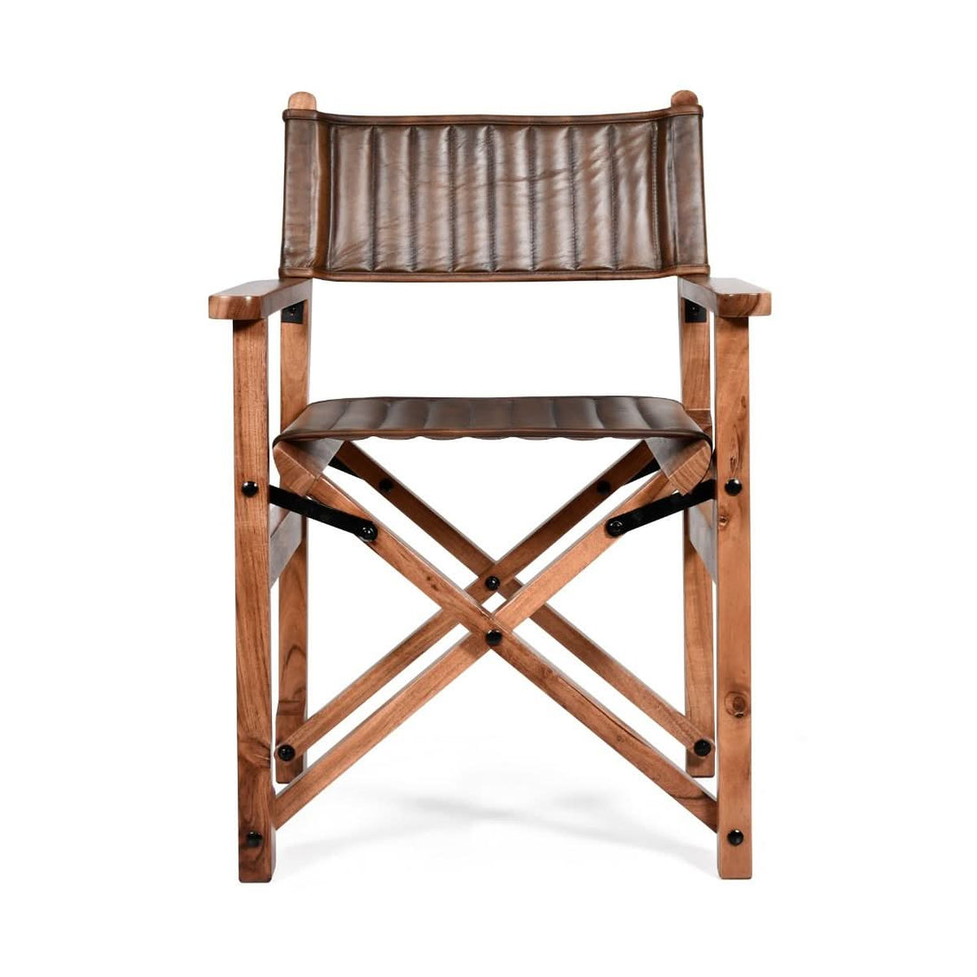 Galway 23" Folding Dining Chair in Antique Whiskey - Home Trends & Design