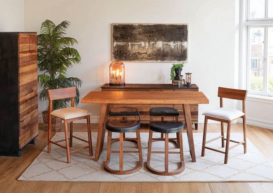 Hampton 68" Acacia Wood Gathering Table in Walnut - Home Trends & Design