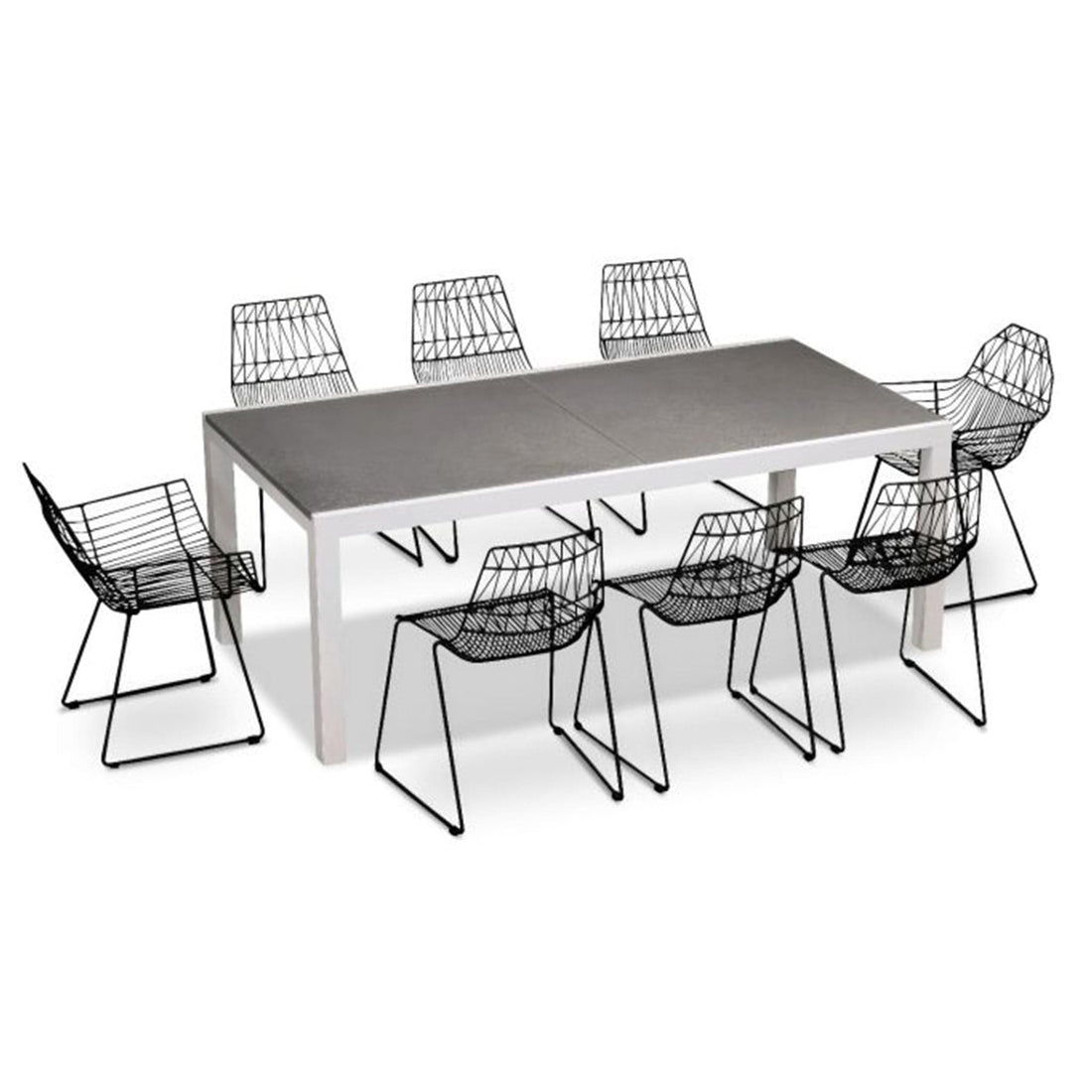 Ace 9 Piece Extendable Dining Set