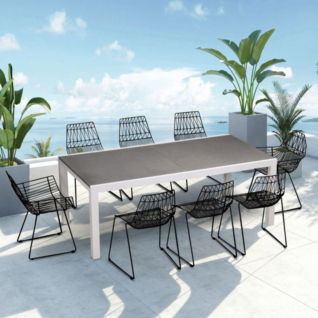 Ace 9 Piece Extendable Dining Set