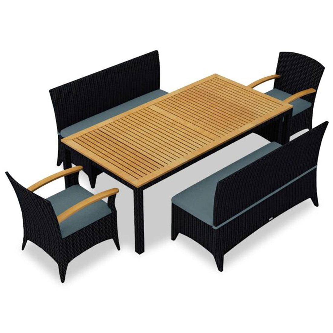 Arbor 5 Piece Bench Dining Set