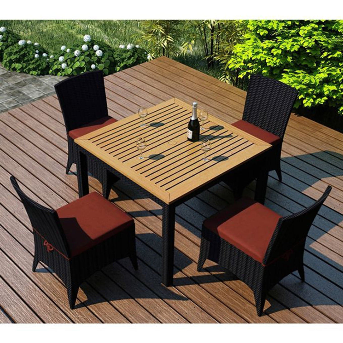 Arbor 5 Piece Square Dining Set