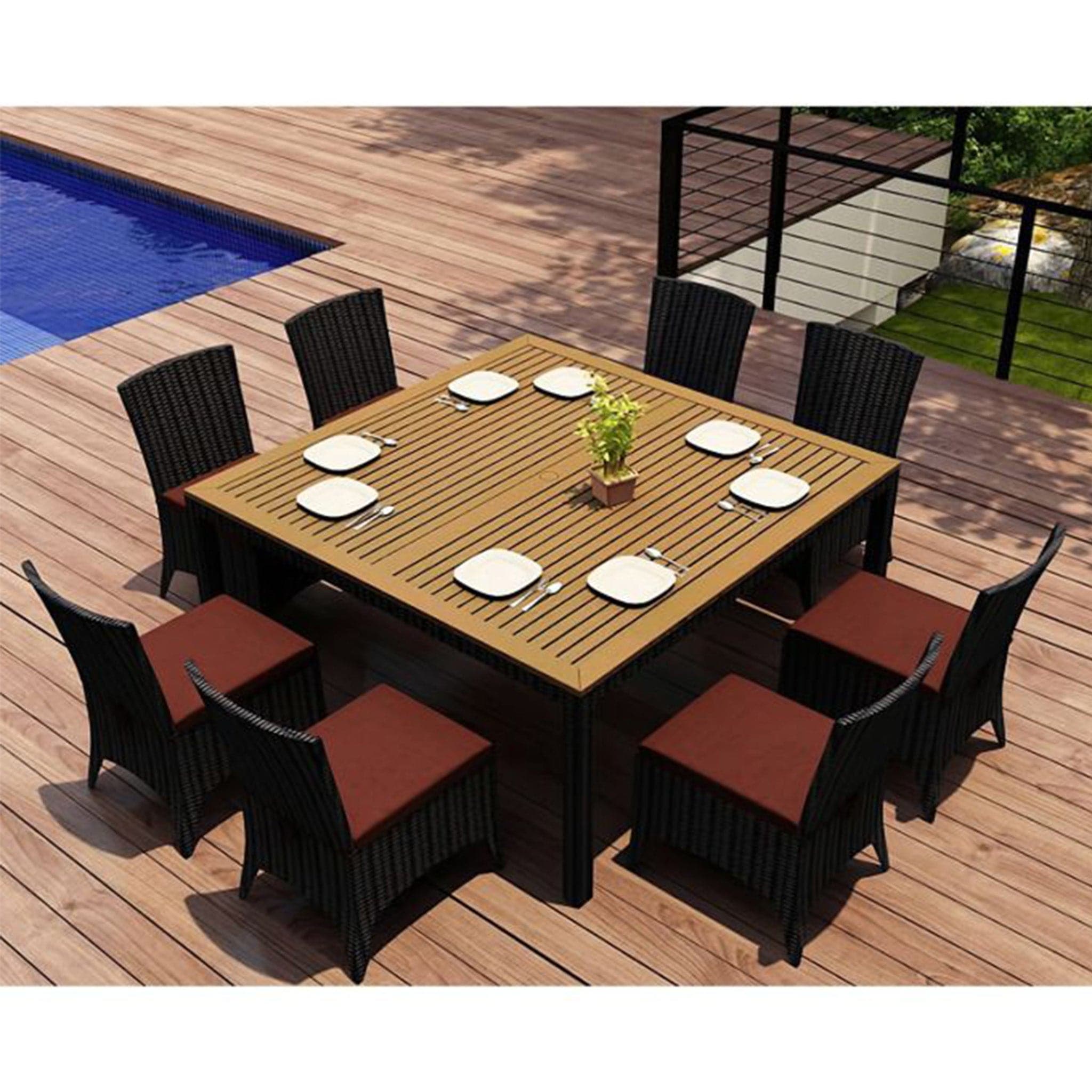 Arbor 9 Piece Square Dining Set