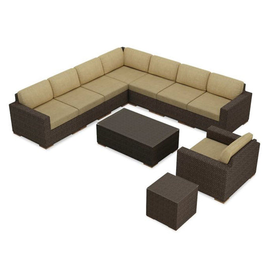 Arden 10 Piece Club Chair Sectional Set