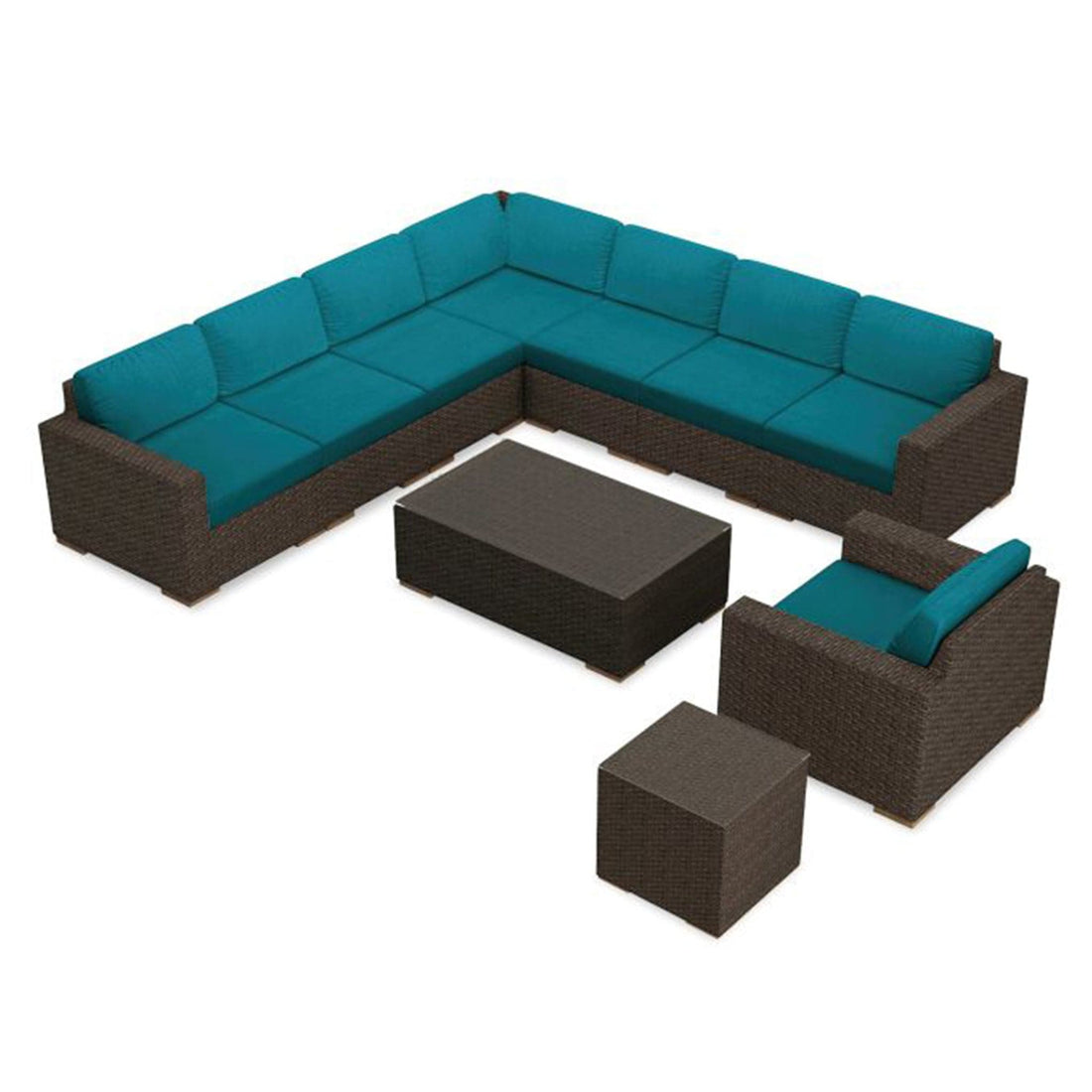 Arden 10 Piece Club Chair Sectional Set