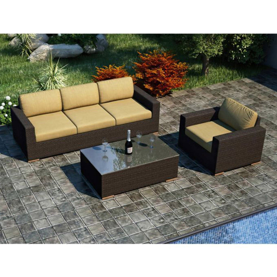 Arden 3 Piece Sofa Set