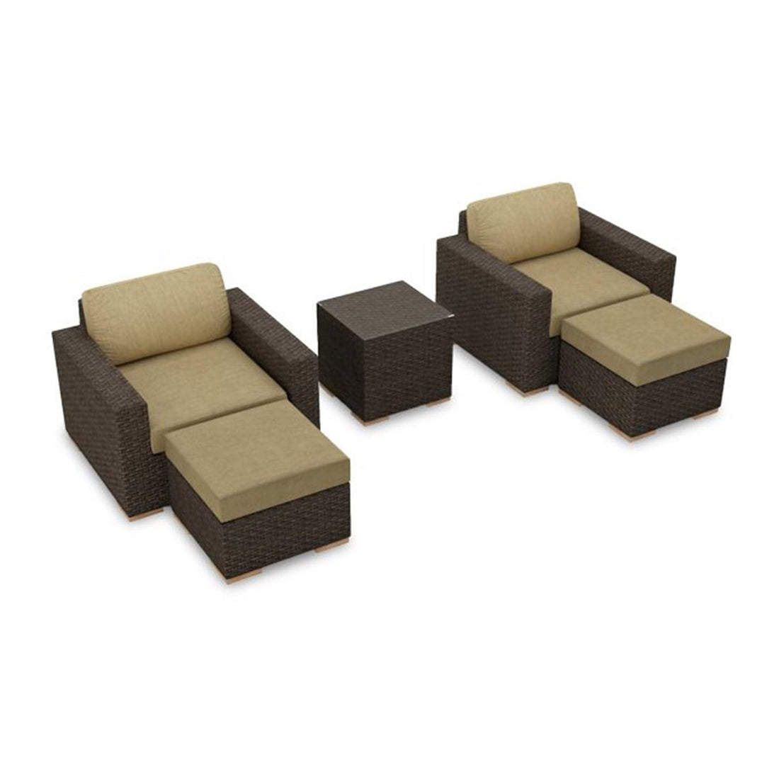 Arden 5 Piece Club Chair Set