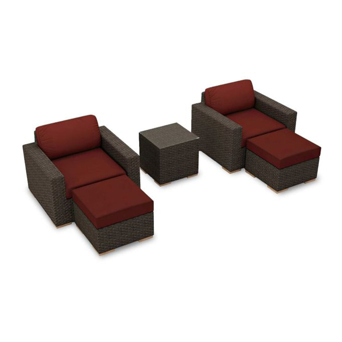 Arden 5 Piece Club Chair Set