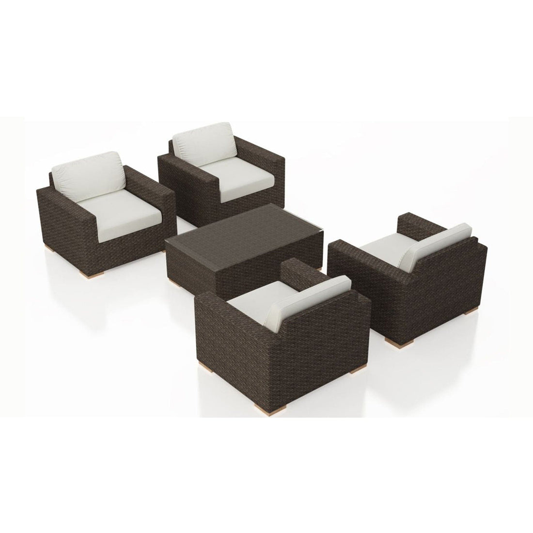 Arden 5 Piece 4-Seat Club Chair Set