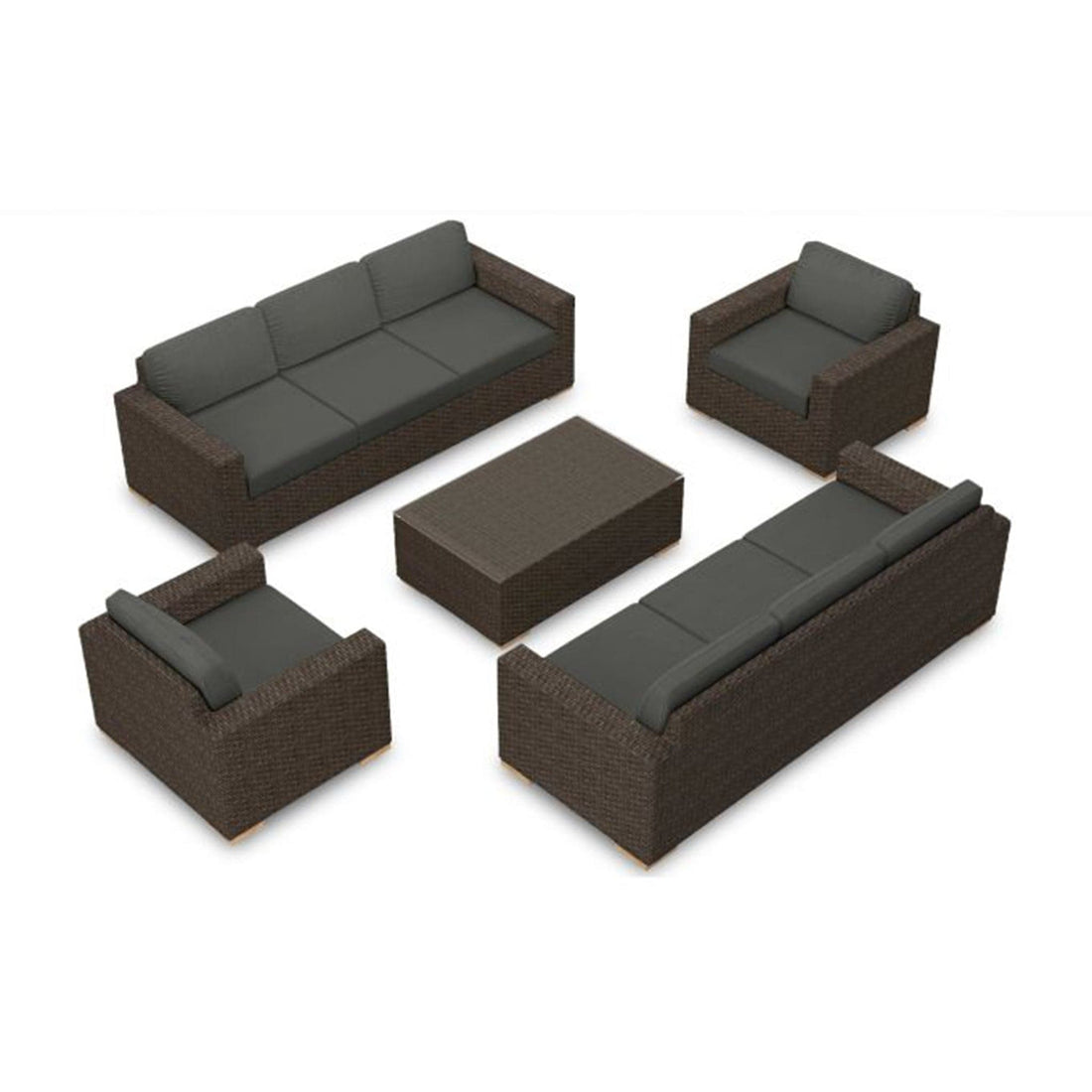 Arden 5 Piece Double Sofa Set