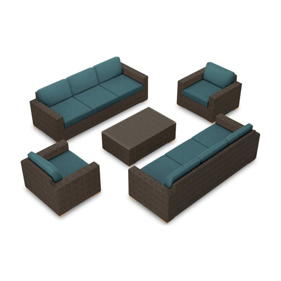 Arden 5 Piece Double Sofa Set