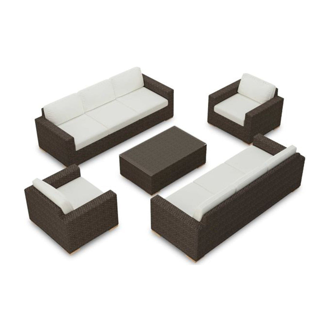 Arden 5 Piece Double Sofa Set