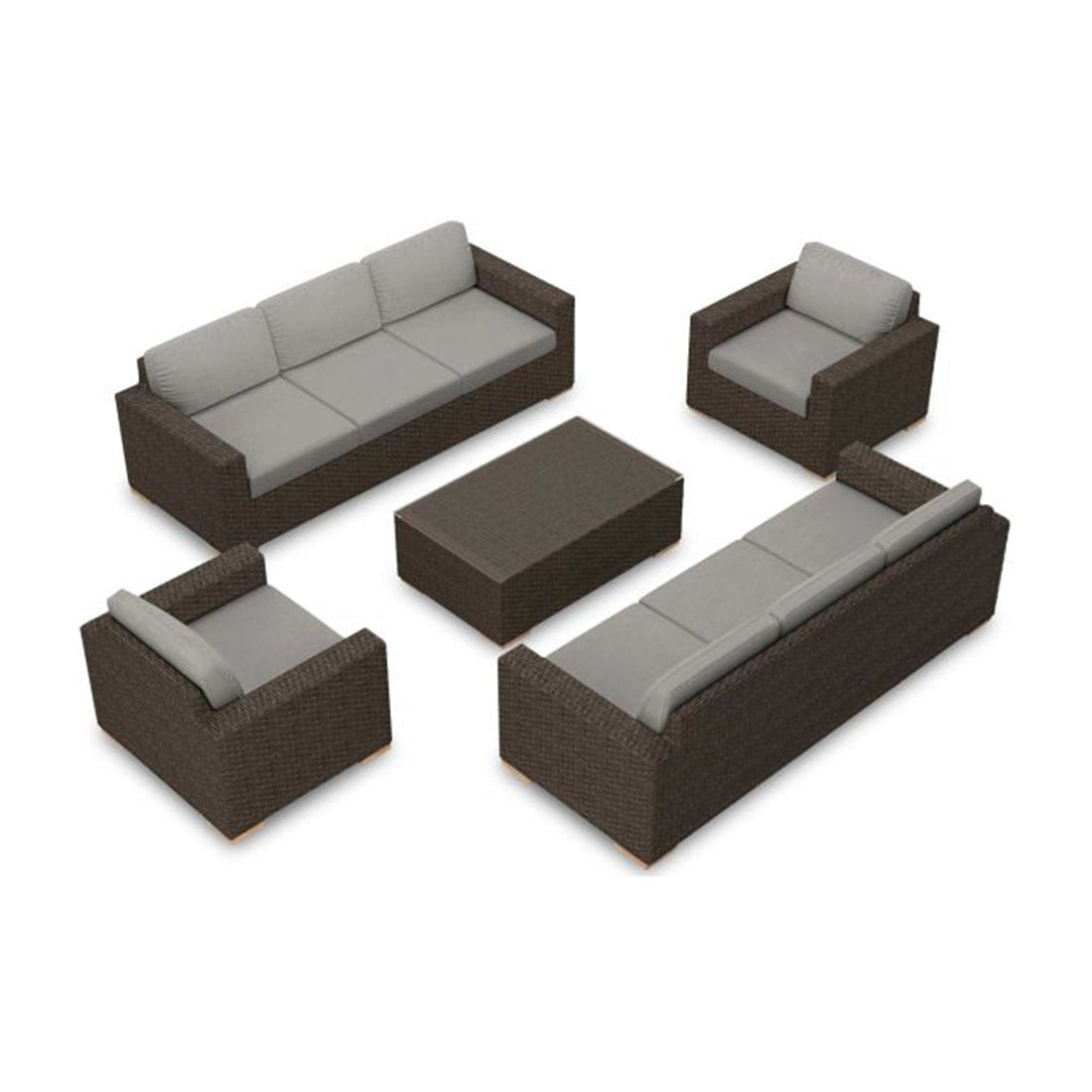 Arden 5 Piece Double Sofa Set