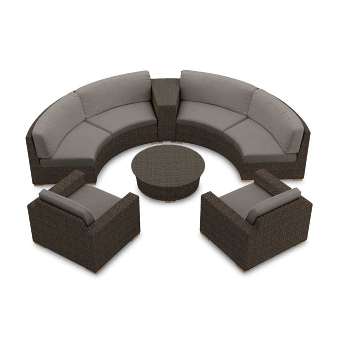 Arden 6 Piece Curve Sectional Set