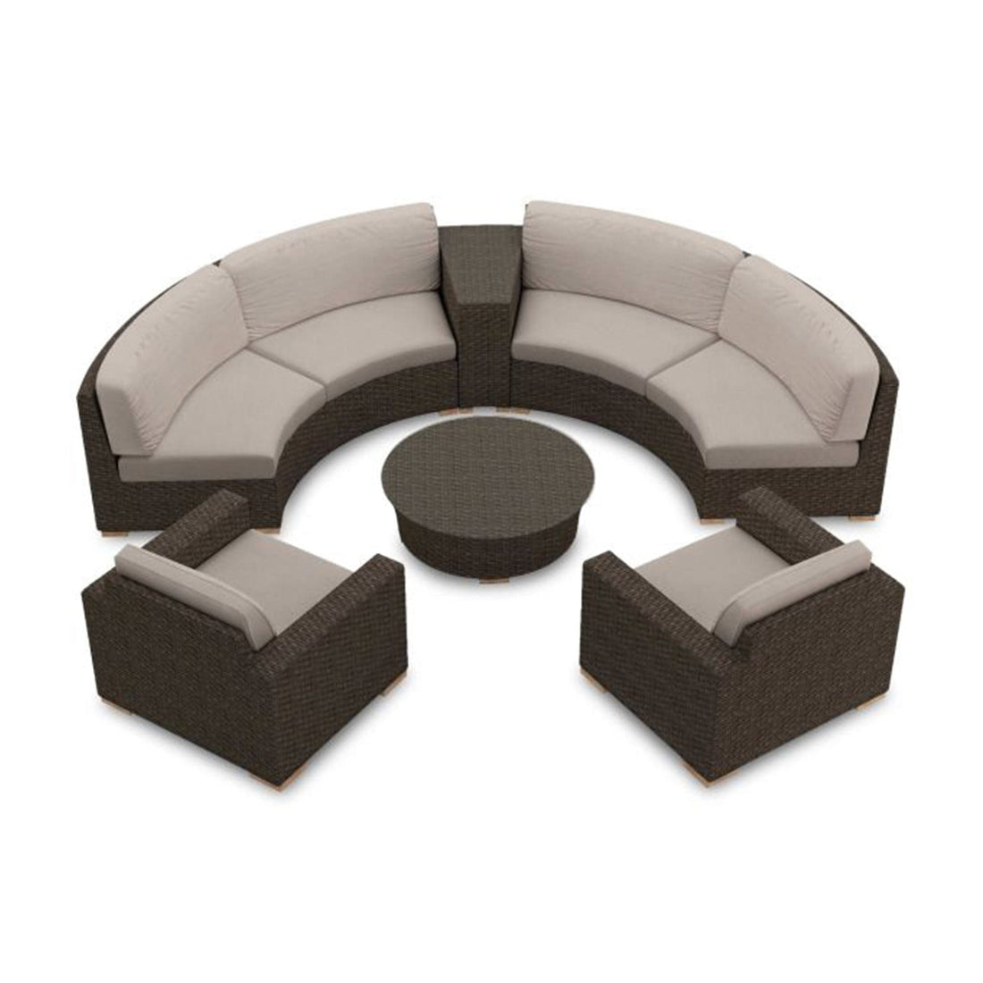 Arden 6 Piece Curve Sectional Set