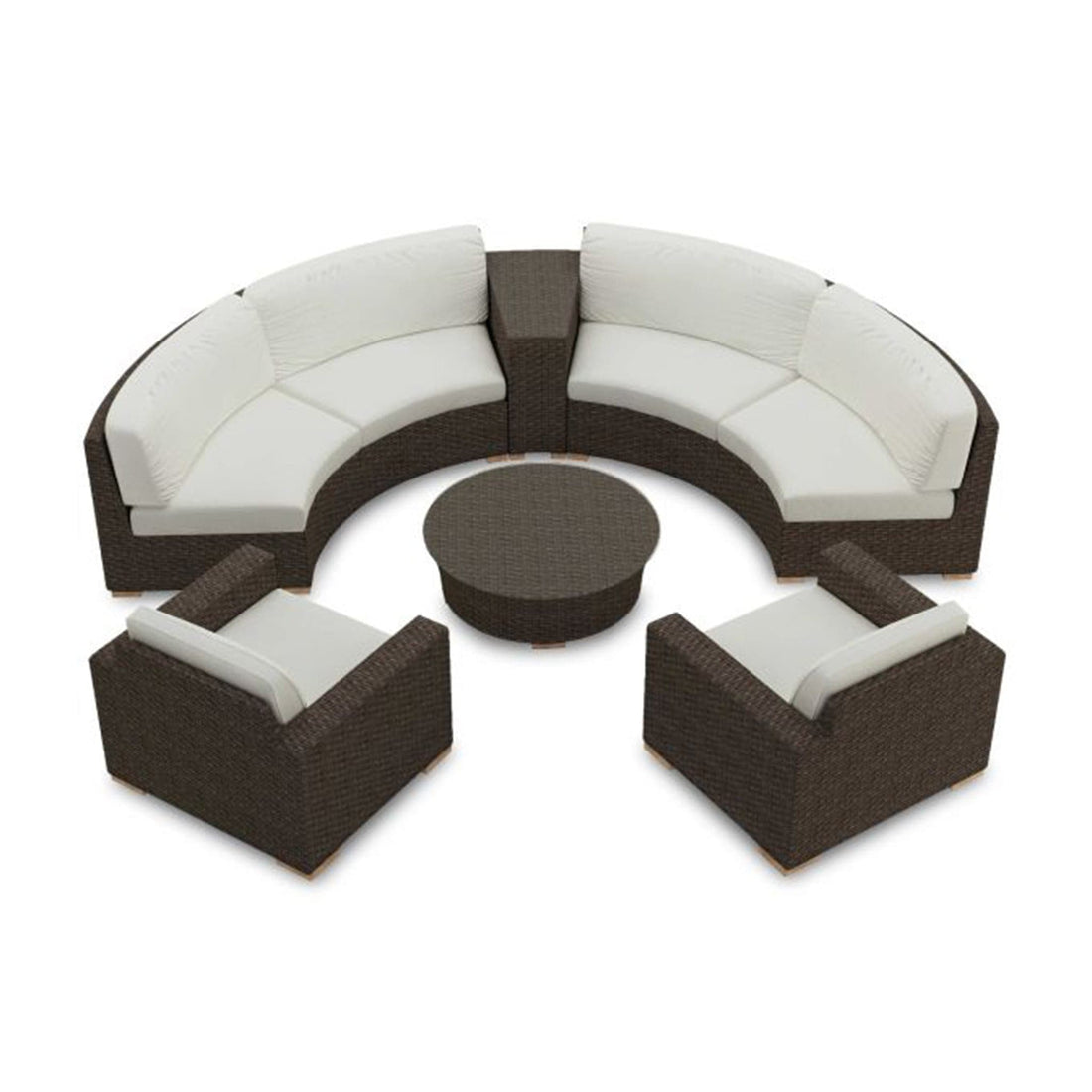 Arden 6 Piece Curve Sectional Set