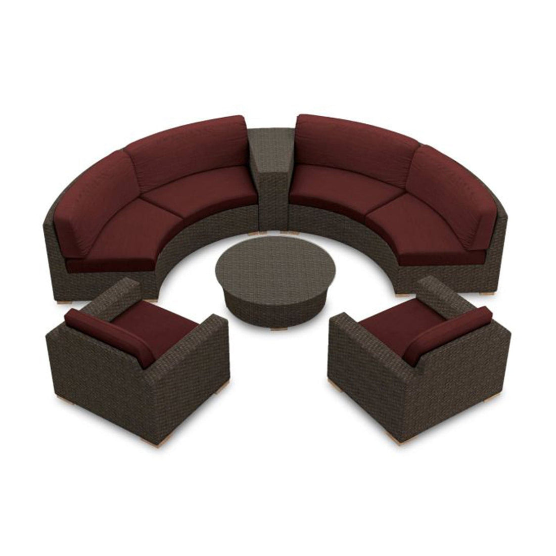 Arden 6 Piece Curve Sectional Set