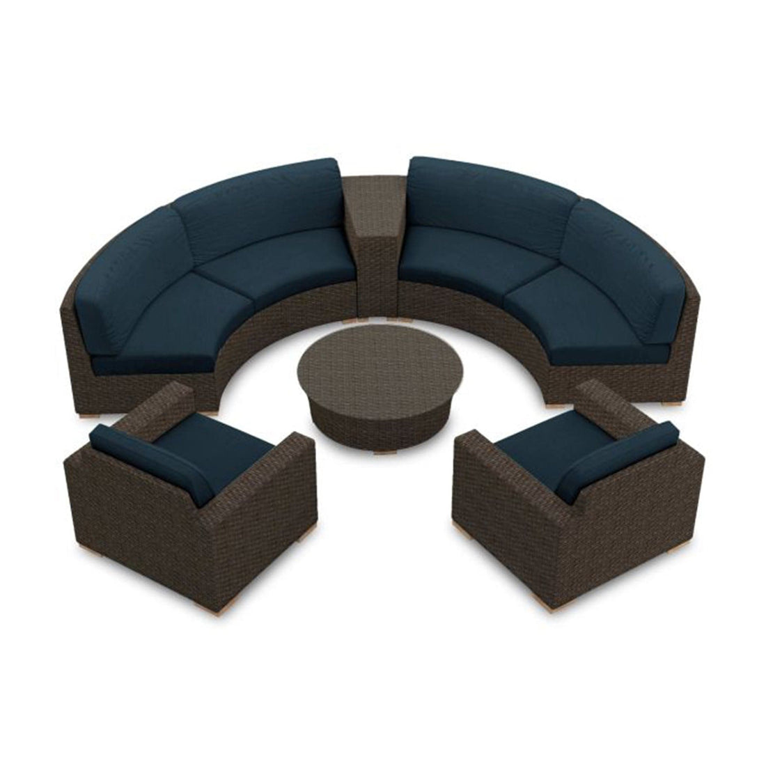 Arden 6 Piece Curve Sectional Set