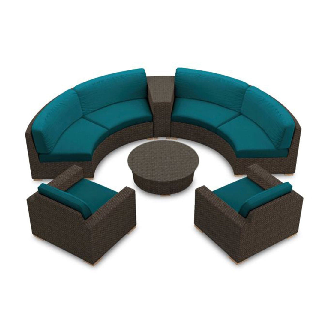 Arden 6 Piece Curve Sectional Set