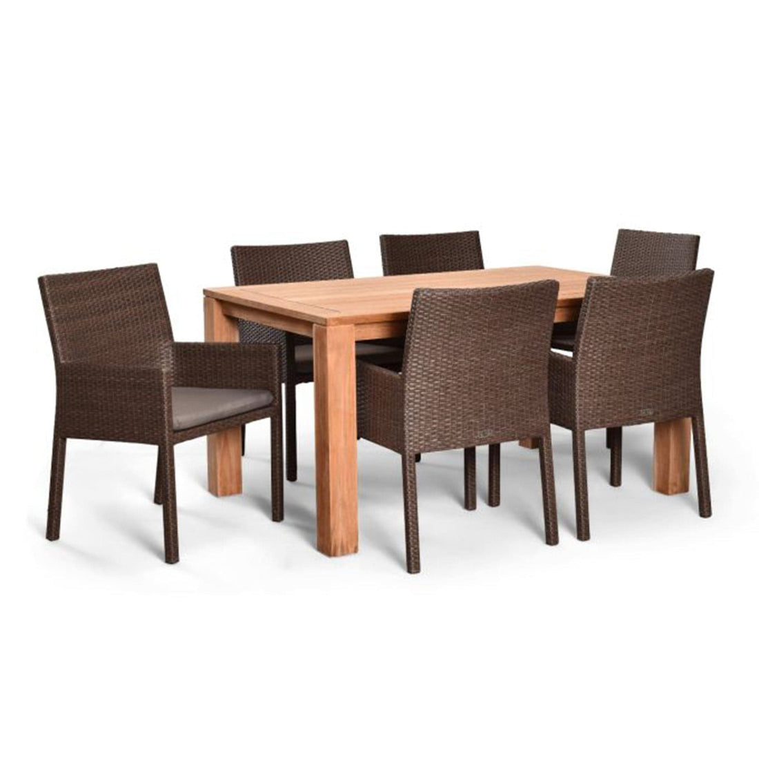 Arden Teak 7 Piece Dining Set