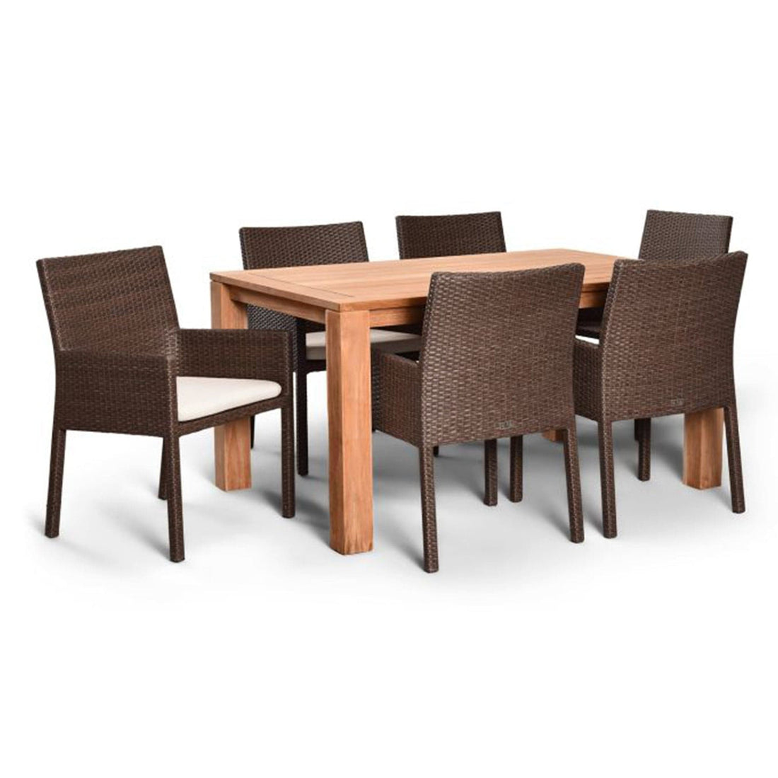 Arden Teak 7 Piece Dining Set