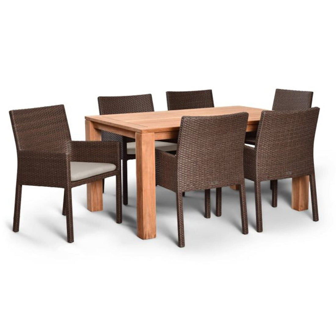 Arden Teak 7 Piece Dining Set