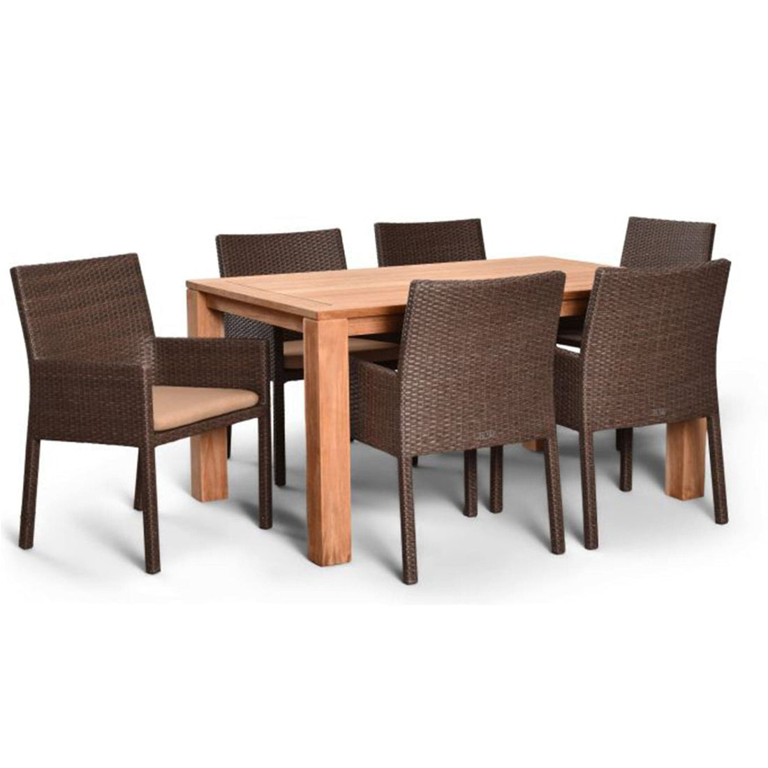 Arden Teak 7 Piece Dining Set