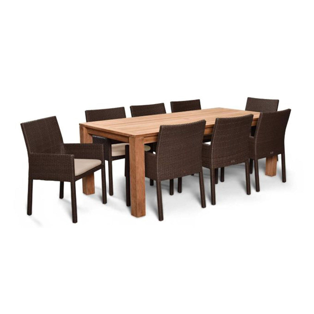 Arden Teak 9 Piece Dining Set