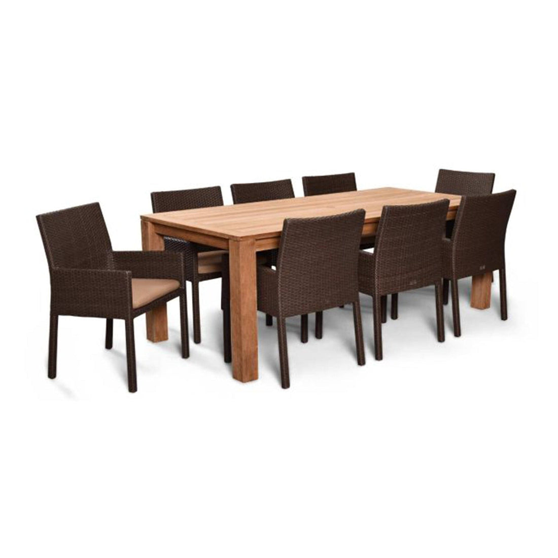 Arden Teak 9 Piece Dining Set