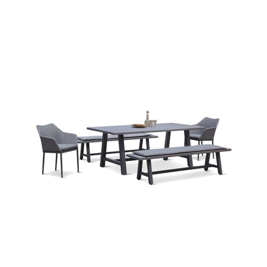 Commons Tailor 5 Piece Bench Dining Set