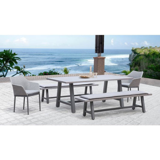  Commons Tailor 5 Piece Bench Dining Set 