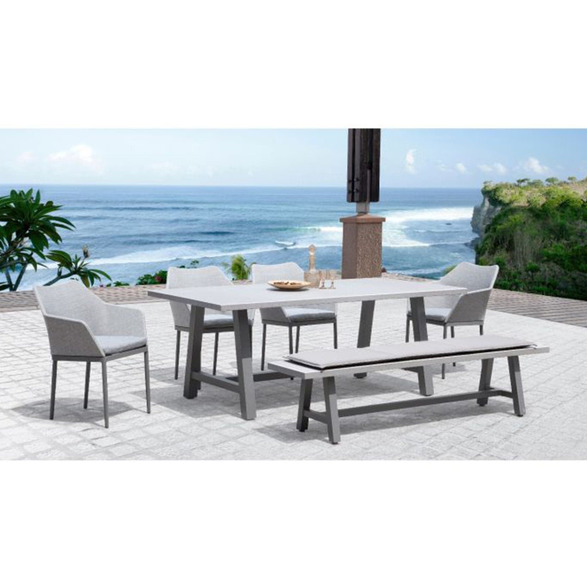 Commons Tailor 6 Piece Bench Dining Set