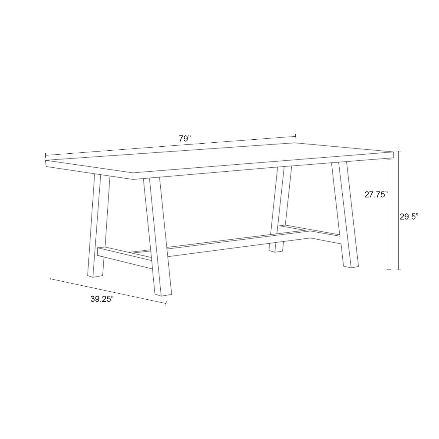 Commons Parlor 6 Piece Bench Dining Set