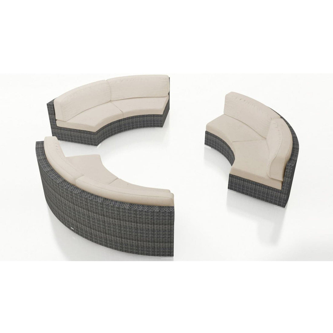 District 3 Piece Curve Sectional Set