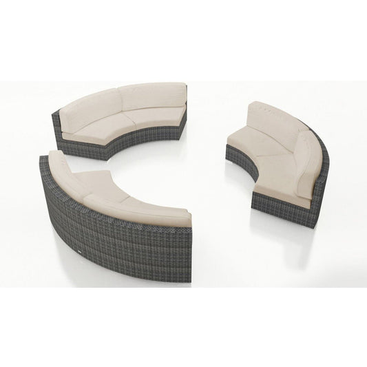  District 3 Piece Curve Sectional Set 