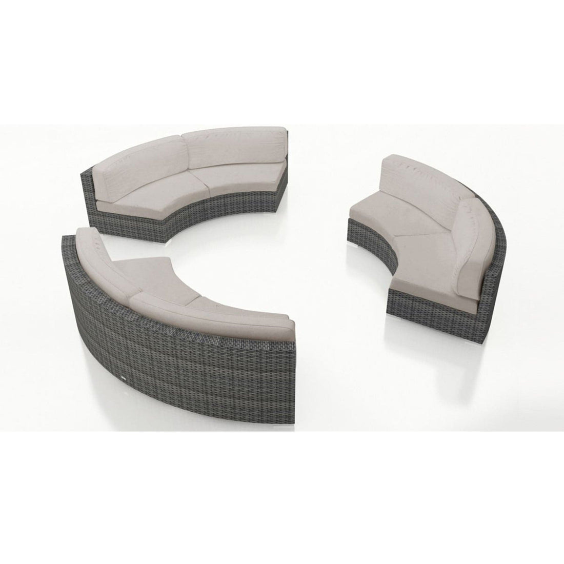 District 3 Piece Curve Sectional Set